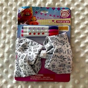 Girls' Turning Red DIY COLOR YOUR OWN BOW ❤️